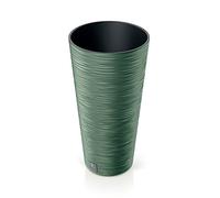 Vaso alto con riserva acqua 7,5 L verde tierra - FURU