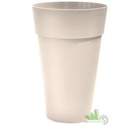VASO ALTO HOUSTON BIANCO PLASTICA H 50 CM DIAM. 35 INTERNO ESTERNO COPRIVASO