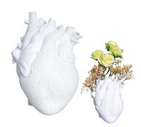 Vaso anatomico a forma di cuore, vaso decorativo in resina, vaso creativo in resina artificiale, vaso creativo in resina sintetica, decorazione per casa, soggiorno, ufficio