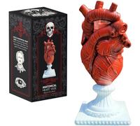 Vaso anatomico gotico a forma di cuore, grande e raccapricciante a forma di cuore umano, per amanti dell'orrore, regalo a tema Halloween per donne adulte, ispirato a Edgar Allan Poe, decorazione