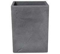 Vaso Ardesia Cubo 30 cm Carbon