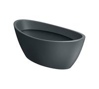 Vaso Aria Ovale grafite 40x20x16