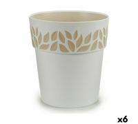 Vaso Autoirrigante Stefanplast Cloe Bianco Plastica 29 x 29 x 29 cm [6 Unità]