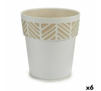 Vaso Autoirrigante Stefanplast Orfeo Bianco Plastica 25 x 25 x 25 cm [6 Unità