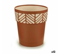 Vaso Autoirrigante Stefanplast Orfeo Terracotta Plastica 15 x 15 x 15 cm [12