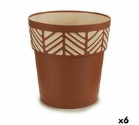 Vaso Autoirrigante Stefanplast Orfeo Terracotta Plastica 25 x 25 x 25 cm [6 U