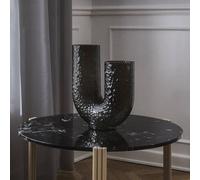 Vaso AYTM Arura, nero, altezza 40 cm, larghezza 34 cm, vetro AYTM