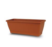 VASO BALCONIERA CON SOTTOVASO MODELLO CAPRI 60CM CASA BALCONE