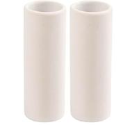 Vaso, bianco, H: 11 cm, diam 4 cm, 1 pz/ 1 conf. (Confezione da 2)