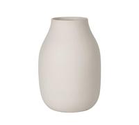 Vaso blomus -COLORA- L in gres, Moonbeam, elegante e decorativo vaso da tavolo, accessorio per la casa che rispetta le superfici (H/L/P: 20 x 14 x 14 cm, 65705)