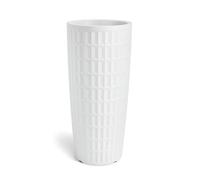 Vaso Cache-Pot Tyle Rotondo 85 cm Bianco