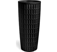 Vaso Cache-Pot Tyle Rotondo 85 cm Nero