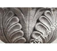 VASO CALICE FIORIERA PER PIANTE E FIORI DA ESTERNO GIARDINO IN CEMENTO H 67 CM