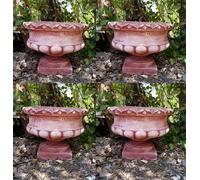 VASO CALICE ORCIO FIORIERA PIANTE DA GIARDINO ESTERNO IN CEMENTO MARMO N° 4 VASI