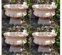 VASO CALICE ORCIO FIORIERA PIANTE DA GIARDINO ESTERNO IN CEMENTO MARMO N° 4 VASI