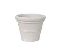 Vaso campana in resina Jesolo d40x33cm Bianco Perla VASAR