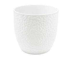 VASO CASPO' BOSTON in ceramica colore BIANCO 26x27 cm 1G2Y