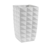 VASO CERAMICA QUADRATO CENTROTAVOLA ALTO EVENTI CONO CLASSICO MODERNO 2715 cm