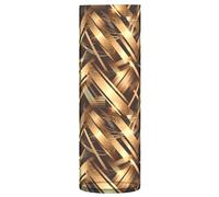 Vaso cilindrico in plastica oro rosa astratto metallico 30 cm decorativo moderno trasparente alto vaso per ingresso mensola inaugurazione della casa