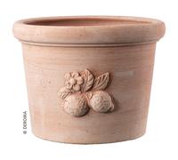 VASO CILINDRO DEROMA SICILIA 29 CM IN TERRACOTTA