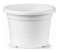 Vaso Cilindro Plastica 45 cm Bianco