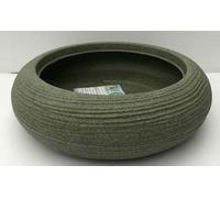 Vaso Ciotola per Bonsai in Resina rigata moderna Ø esterno 42 x h12,5cm Cactus