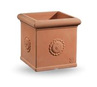 Vaso Classico Quadro Ducale 36 cm Terra di Siena