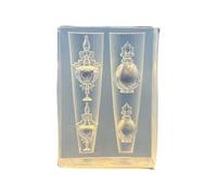 Vaso classico Stampo per unghie in silicone Strumento artistico riutilizzabile Strumento per scolpire fiori per decorazioni floreali per unghie Stampi in silicone