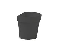 Tabor Tools - Vaso da parete in plastica per fiori verticali con piattino altezza 216 cm 8.5