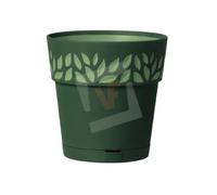 VASO CLOE CON RISERVA D’ACQUA Ø 30 CM H 29 COLORE GRAFITE