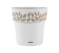 Vaso Cloe Con Riserva Diametro Cm 30 Bianco Beige Stefanplast