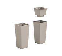Vaso Clou Quadrato con Cache-Pot