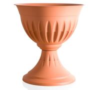 Vaso Colonna 33 Cm. colore marrone in plastica Art.31902