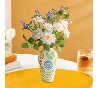 Vaso colorato un unico contenitore di fiori moderni per soggiorno di