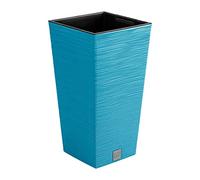 Vaso colore blu scandinavo, con serbatoio, collezione Furu, 24 x 24 x 45 cm, capacità 7,5 l.