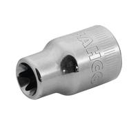 Vaso con cuadradillo de 1/2" con perfil E24 TORX®