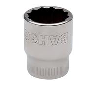 Vaso con cuadradillo de 1/2" y perfil bi-hexagonal de 33 mm