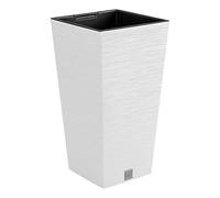 Vaso con riserva acqua 29x29x55cm Blanco - FURU