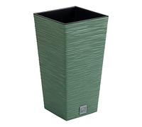 Vaso con riserva acqua 29x29x55cm Verde tierra - FURU
