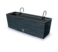 Vaso da fiori fioriera FURU Square cassetta da balcone fioriera antracite