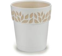 Vaso con riserva d'acqua bianco Stefanplast Opera Cloe cm 30x29