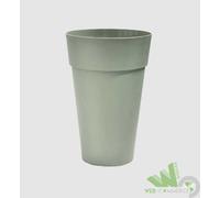 VASO CONICO ALTO H62 CM HOUSTON TONDO 40 CM 50L VERDE INTERNO ESTERNO COPRIVASO