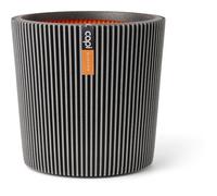 Vaso conico - CAPI EUROPE - Groove NL - 36 x 34 cm - Antracite