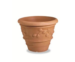 Vaso Conico Festonato con Limoni cm. 50