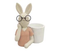 Vaso Coniglio 20x11 H 24 Decorazione Pasqua Primavera