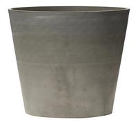 Vaso cono riciclato Nova Vita fatto a mano Ø 07 Cm Grigio chiaro