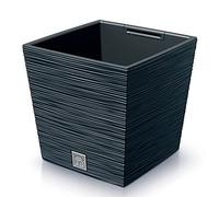 Vaso cuadrado con riserva acqua 14 L antracita - FURU
