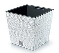 Vaso cuadrado con riserva acqua 14 L blanco - FURU