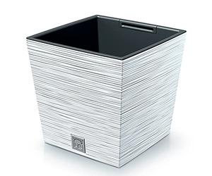 Vaso cuadrado con riserva acqua 14 L blanco - FURU