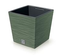 Vaso cuadrado con riserva acqua 14 L verde tierra - FURU